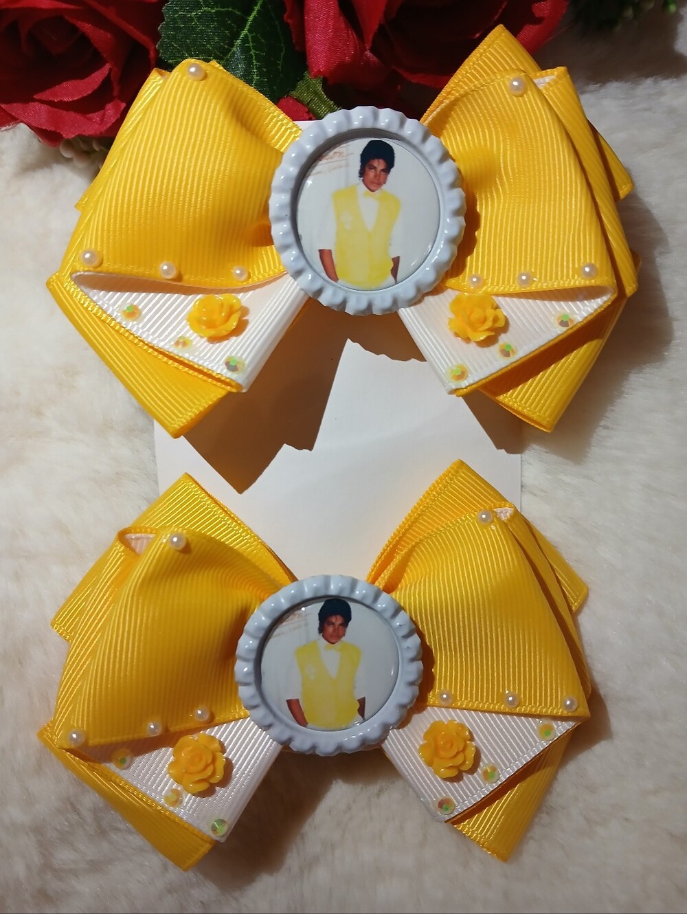 Hair Bows Set Michael Jackson